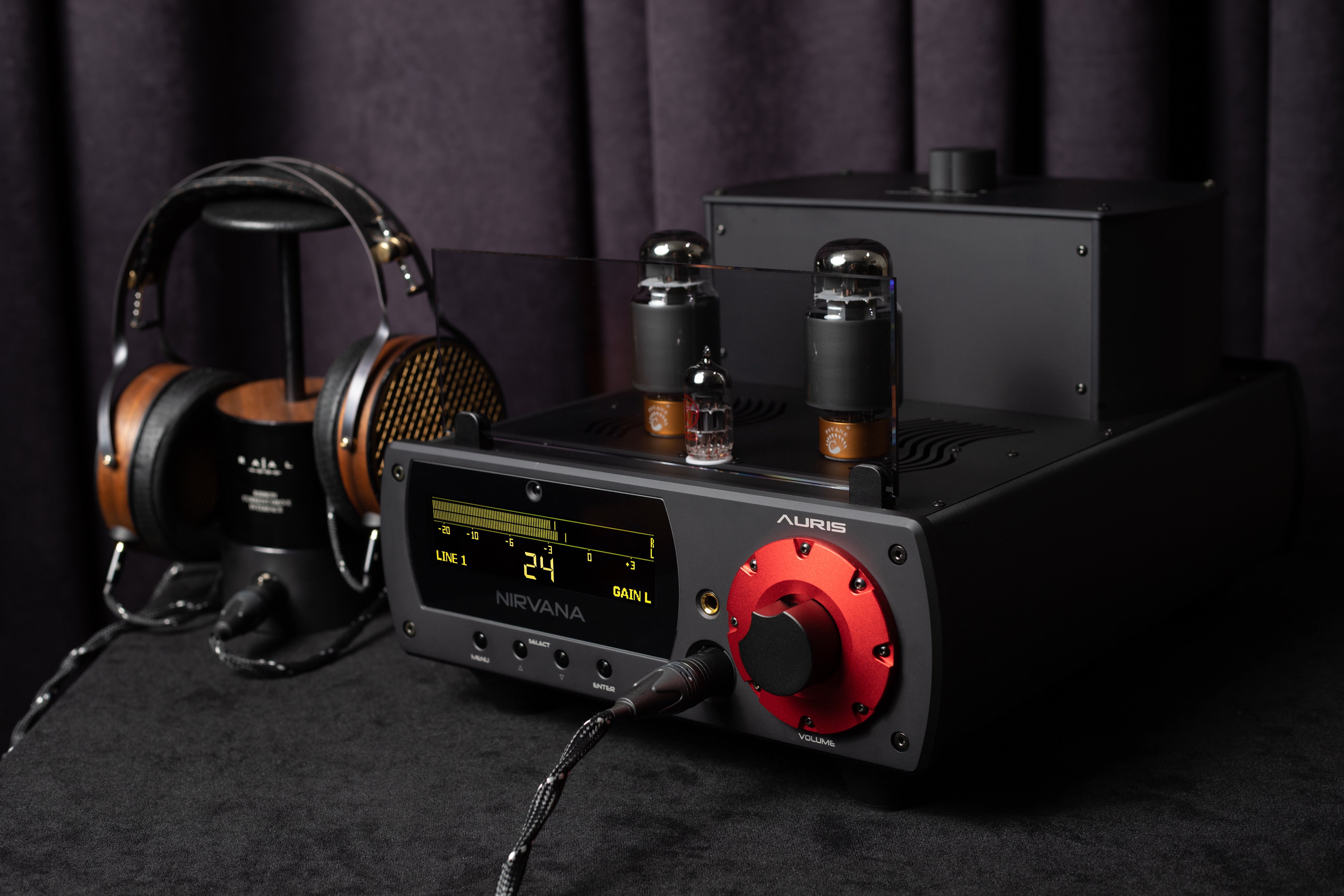 Auris Audio High End Tube Amplifier, DAC, Headphone amp, Turntable